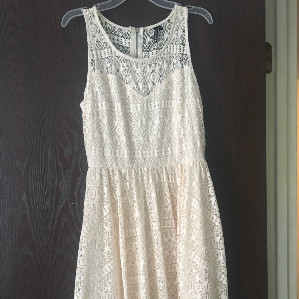 Off-White Lace Dress
